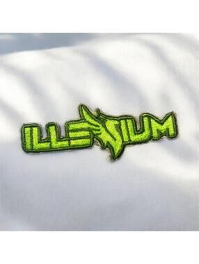 UV Green Illenium Iron On Patch